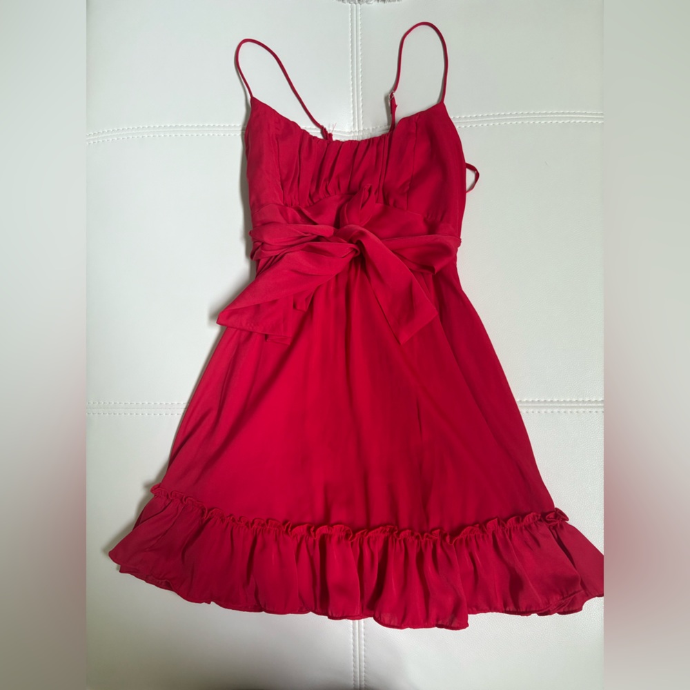 Saints & Secrets mini cocktail dress with adjustable ribbon🩵✨